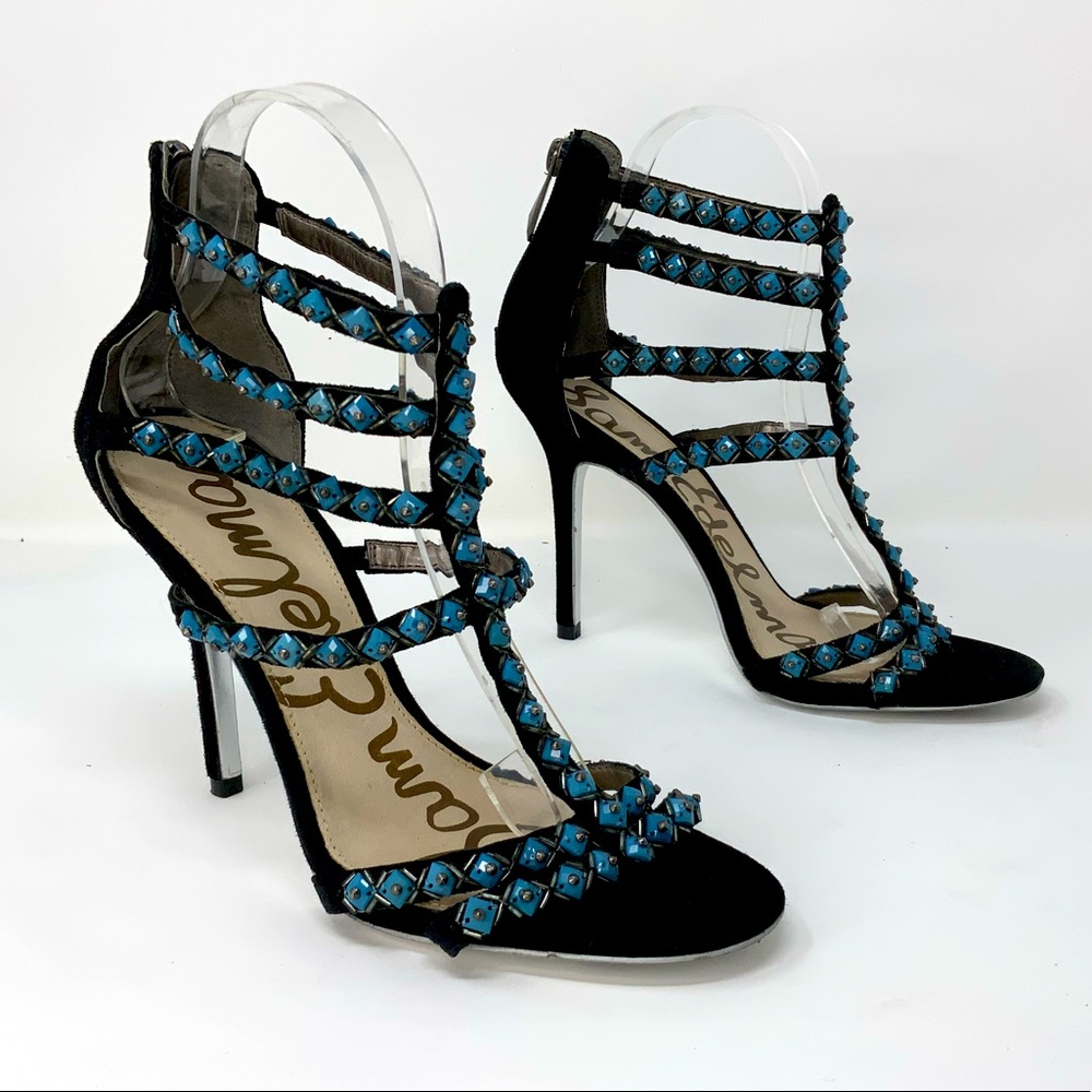 Bejeweled high heels